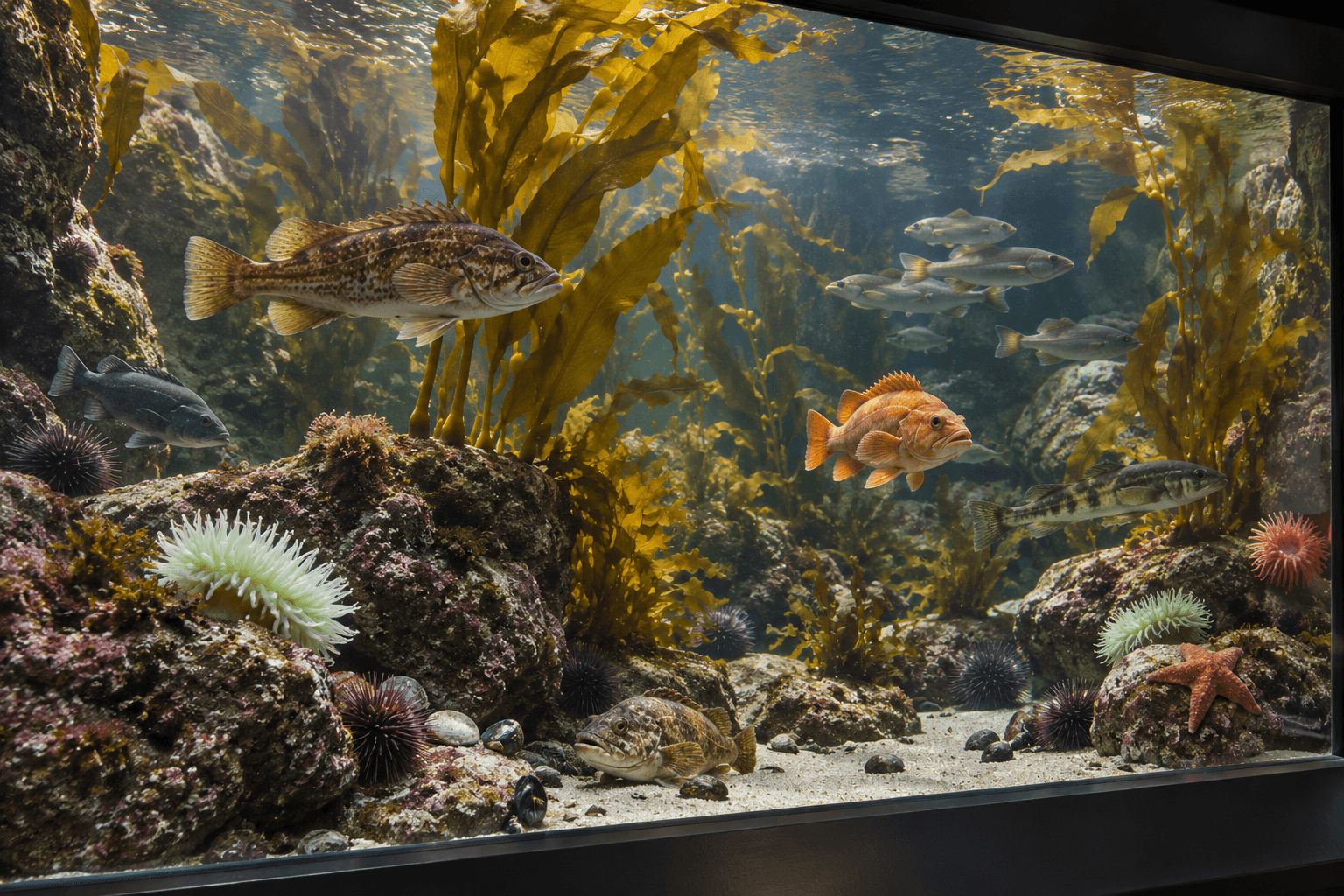 피어 아래에서 만나는 작은 바다: Heal the Bay Aquarium
